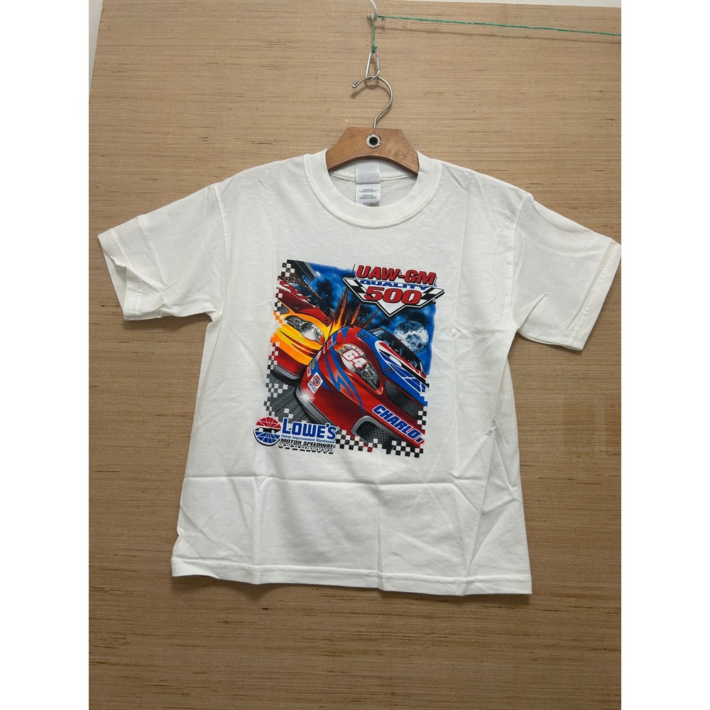 Kids Gildan Ultra Cotton Heavyweightโ T Shirt UAW GM 500 Night Shift Racing